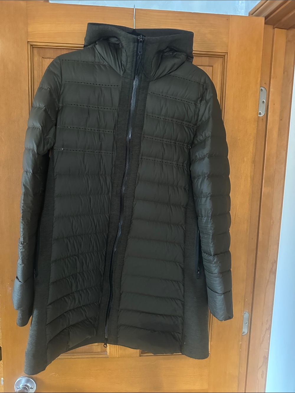 Nike Olive Green Women's Puffer Coat